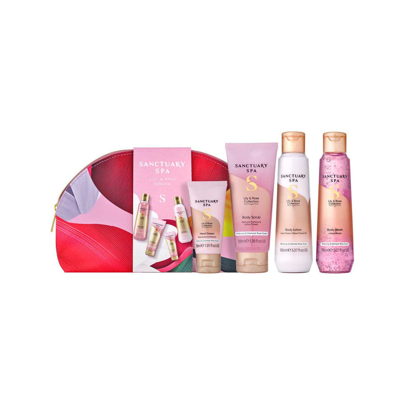 Sanctuary Spa Lily & Rose Collection gift set, imported from the UK