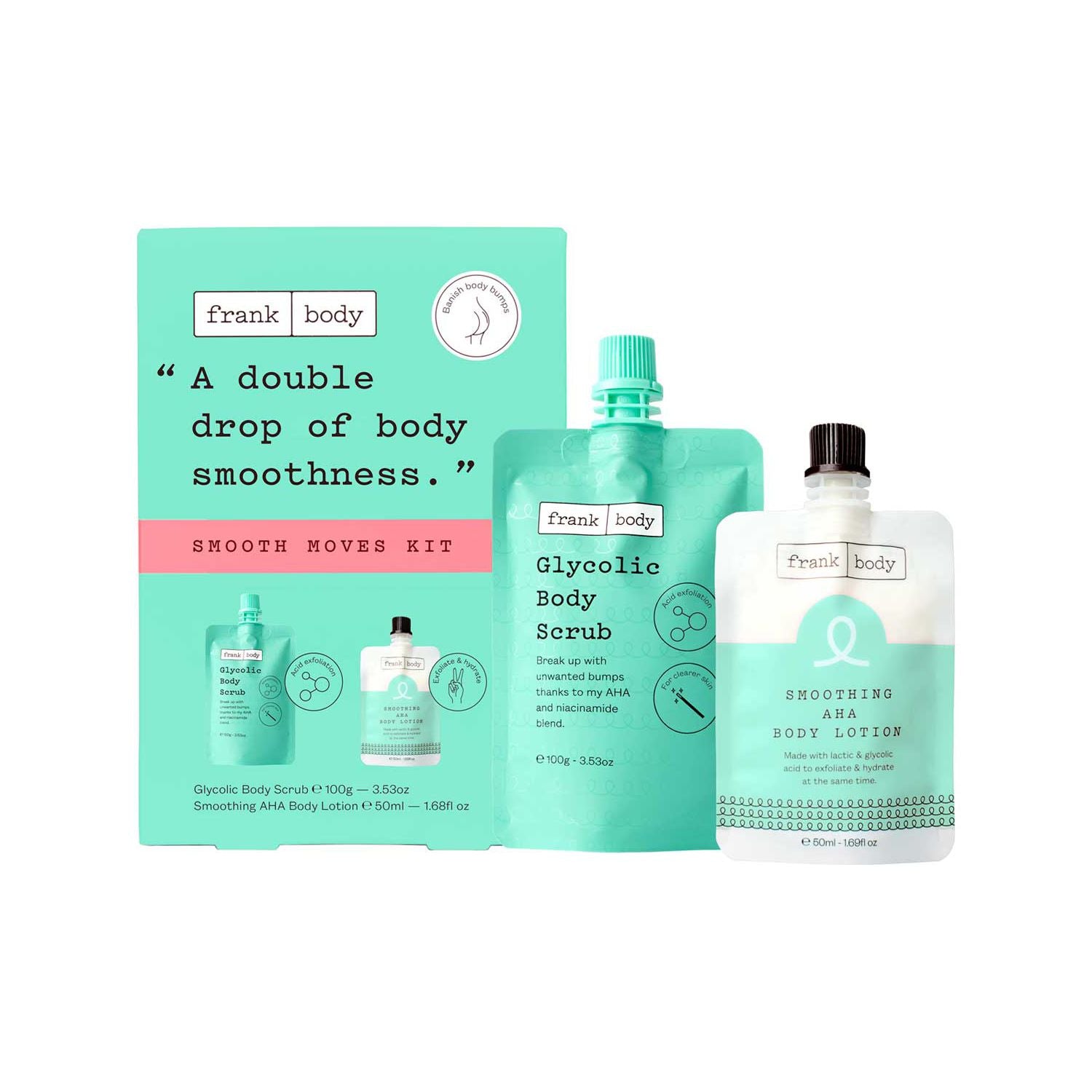 Frank Body Smooth Moves Kit - British product