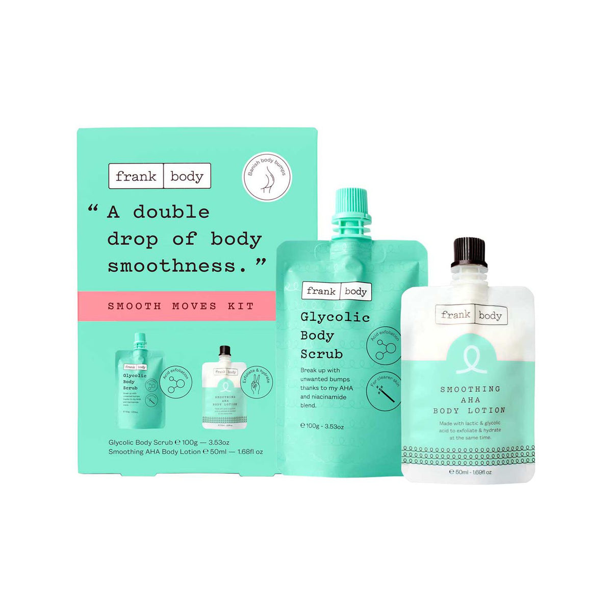 Frank Body Smooth Moves Kit - British product
