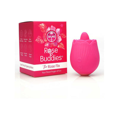 Boots Skins Rose Buddies Rose Flix Clitoral Vibrator- Buy online at McGrocer