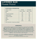 Myprotein chocolate peanut pretzel layered protein bar 60g pack of 6 - British product