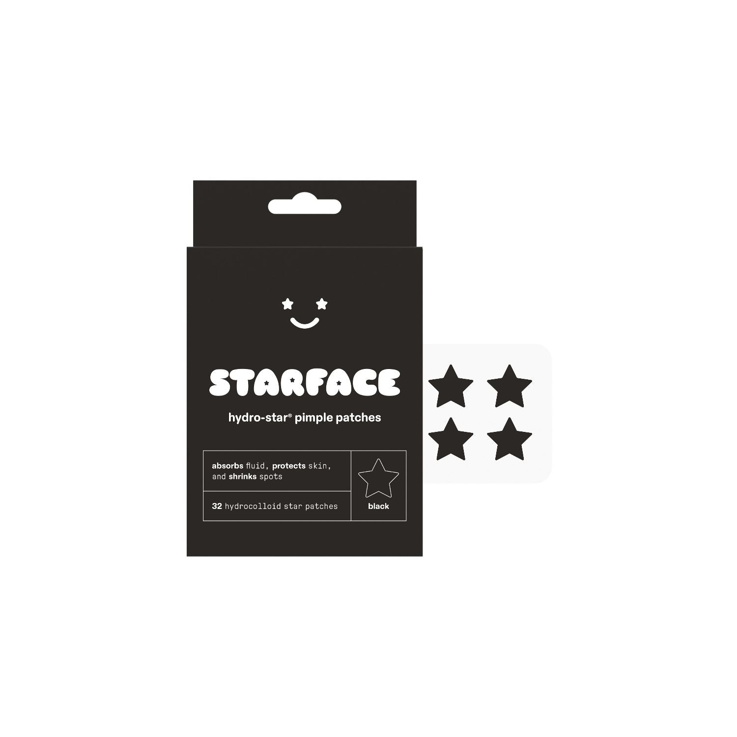 Starface black star pimple patches 32 pack (British brand)