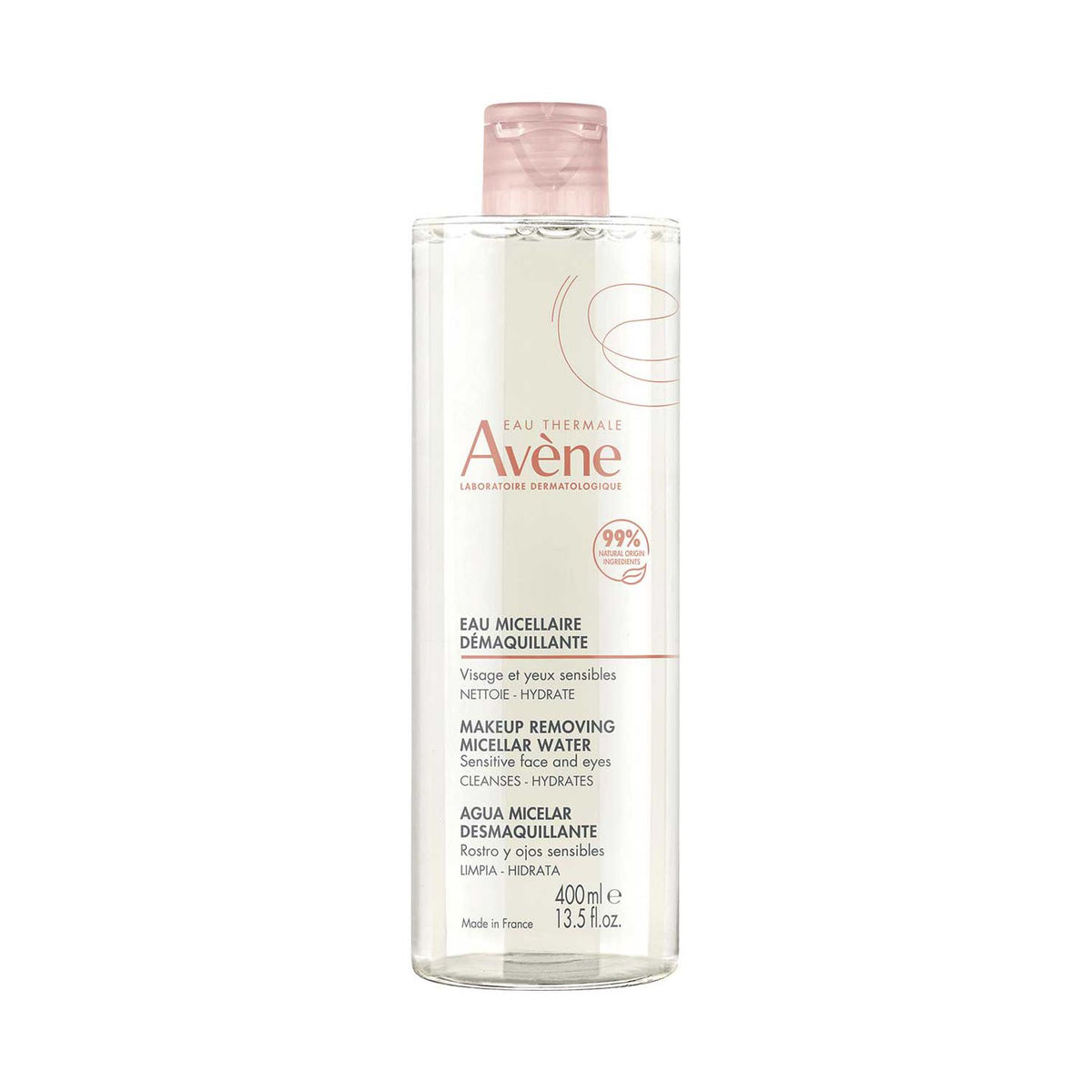 Avène micellarvann for sensitiv hud 400 ml - britisk produkt
