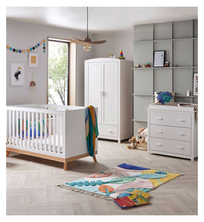 Babymore 3 Piece Room Set White - British product