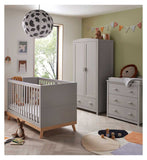 Babymore Mona 3 Piece Room Set Grey Changing Unit - British product