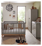 Babymore Mona 3 Piece Room Set Grey Changing Unit - British product