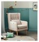 Babymore Stillstuhl mit Hocker, Creme – Britisches Produkt