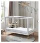 Cuna Babymore Kimi de acrílico, 126 cm - Producto británico
