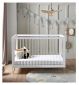 Cuna Babymore Kimi de acrílico, 126 cm - Producto británico