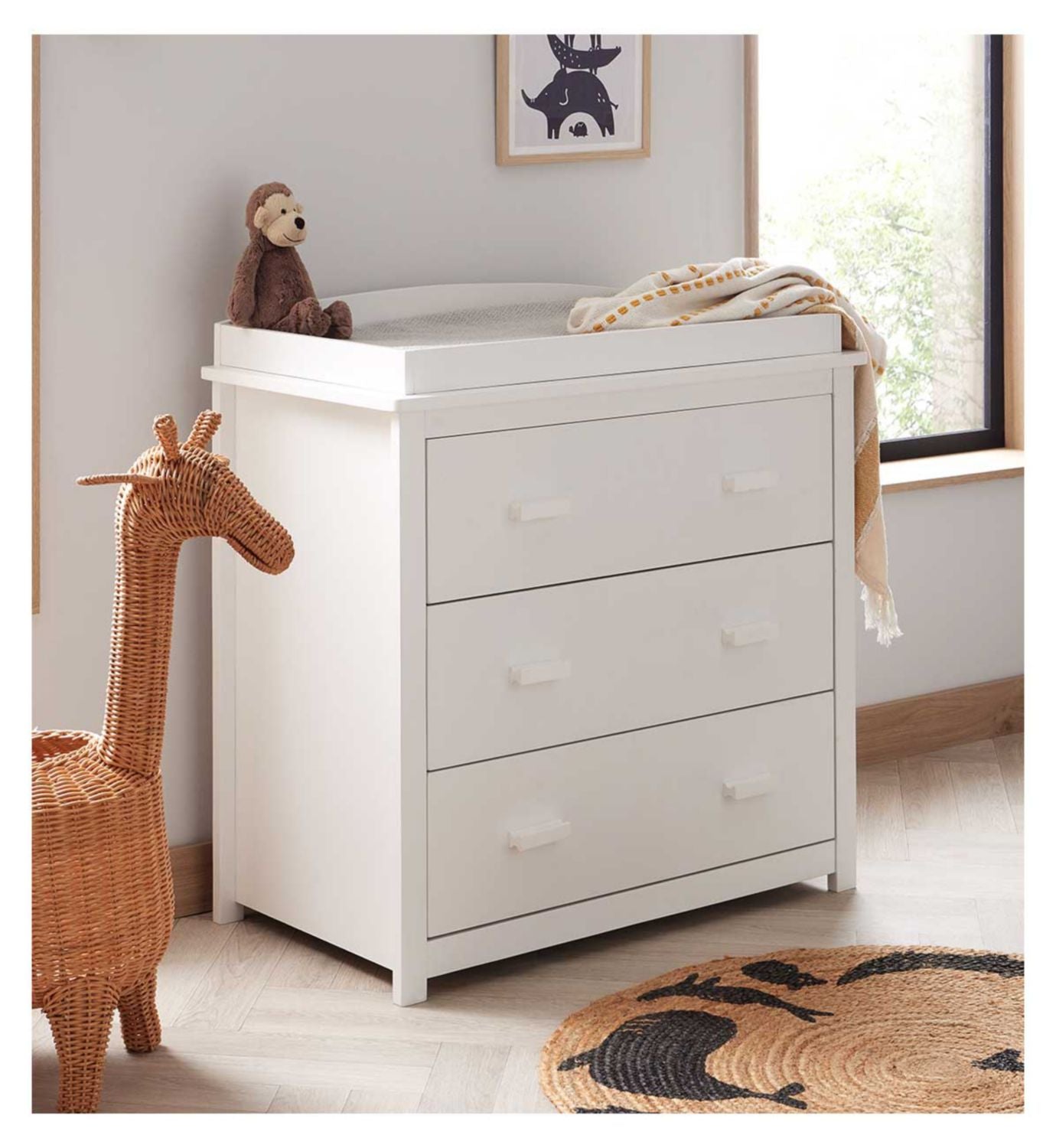 Babymore Velvet Deluxe 3-teiliges Zimmer-Set Kindermöbel - Britisches Produkt