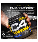 C4 Sport pre-workout powder Icy Blue Raspberry 288g - British product