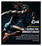 C4 Sport pre-workout powder Icy Blue Raspberry 288g - British product