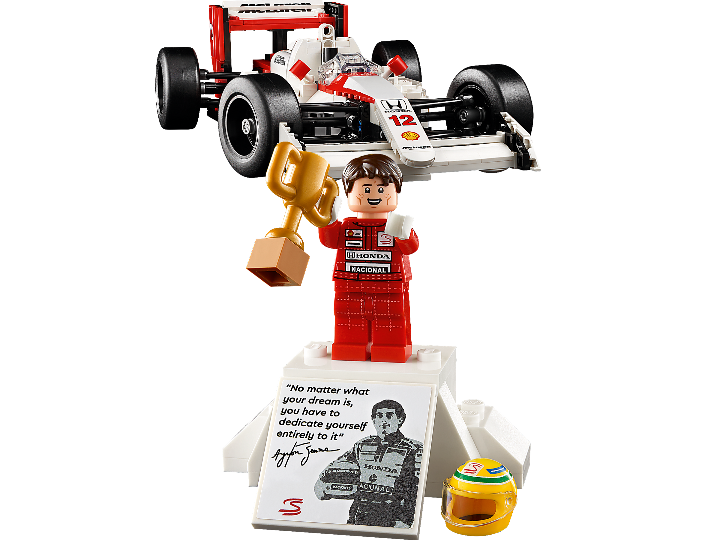 LEGO McLaren MP4/4 Senna Model Car 693 Pieces imported from the UK
