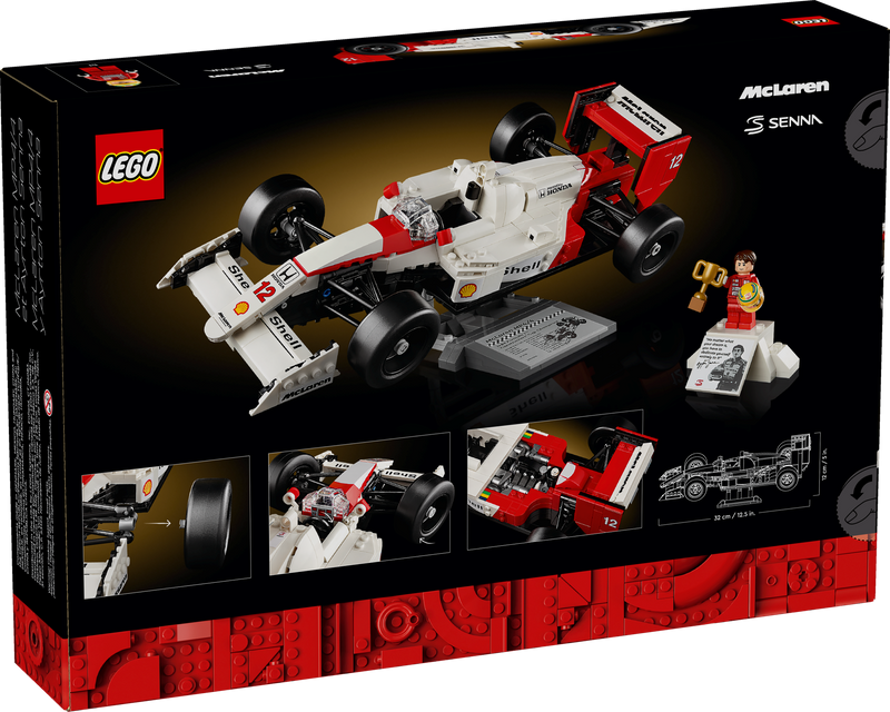 LEGO McLaren MP4/4 Senna Model Car 693 Pieces imported from the UK