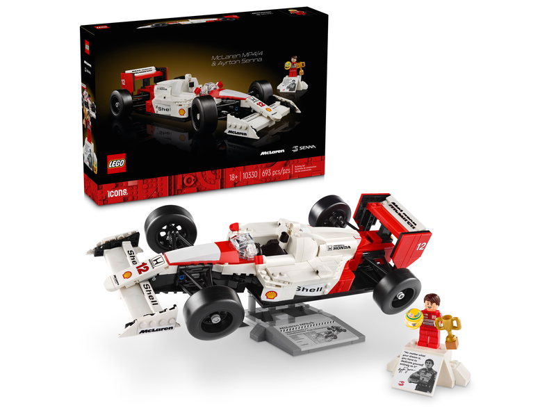 LEGO McLaren MP4/4 Senna Model Car 693 Pieces imported from the UK