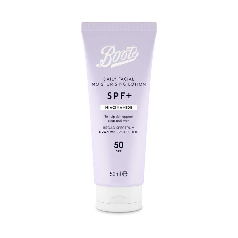 Boots Niacinamide Moisturising Lotion SPF50 50ml - British product