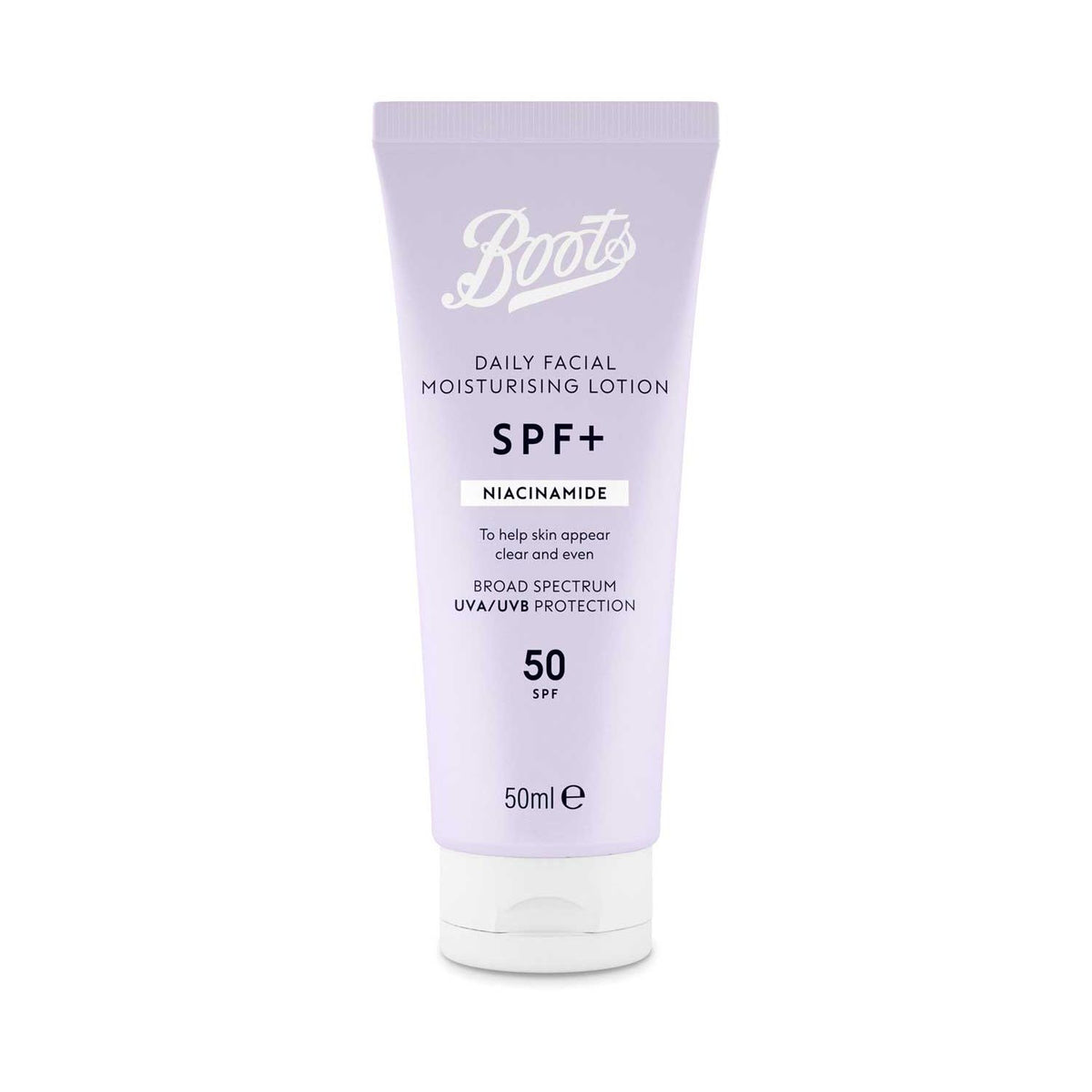 Boots Niacinamide Moisturising Lotion SPF50 50ml - British product