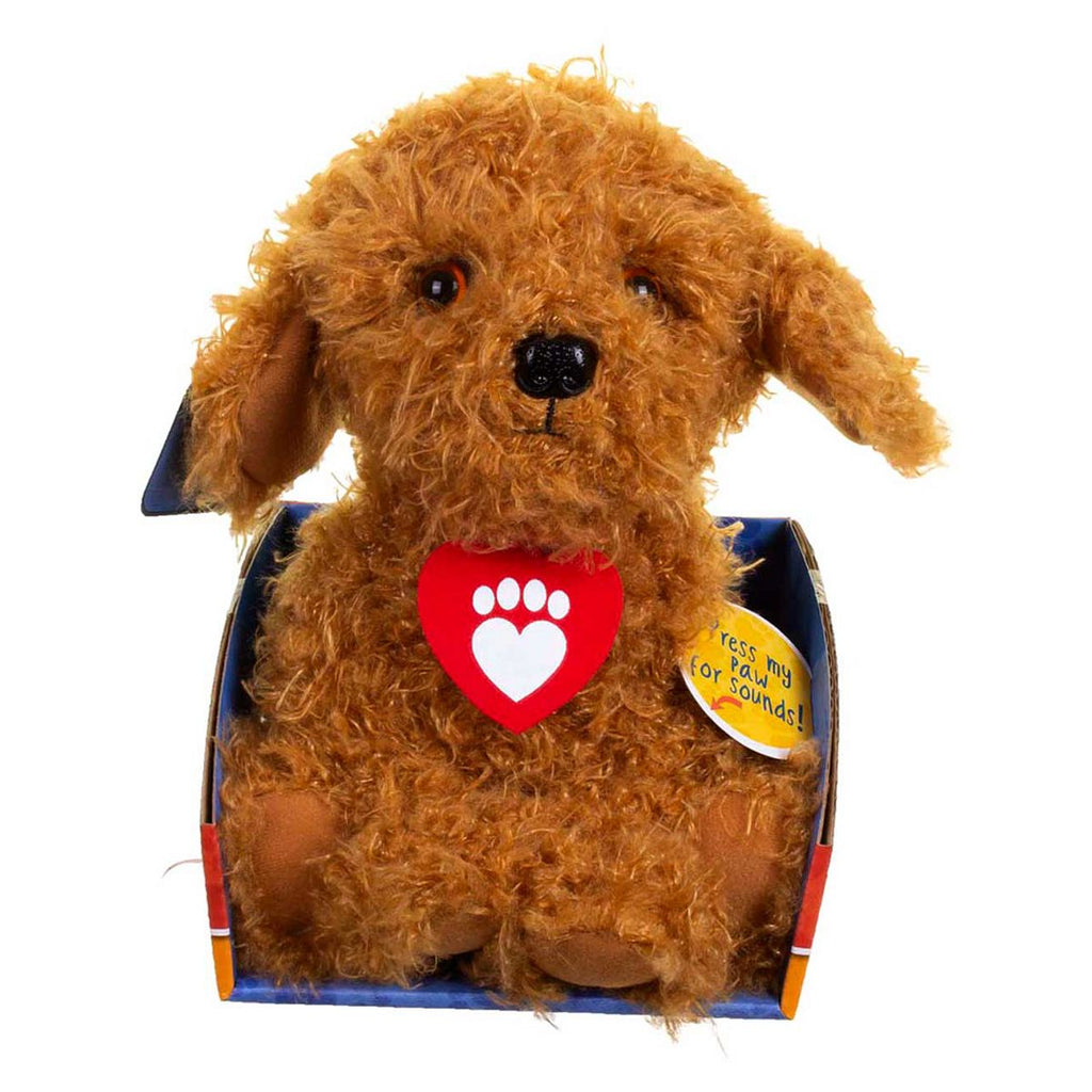 Waffle The Wonder Dog Soft Toy With Sound