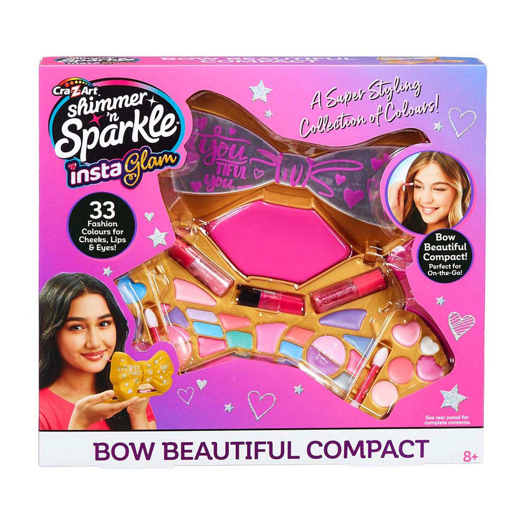 Shimmer N Sparkle instaglam Bow Beautiful Compact