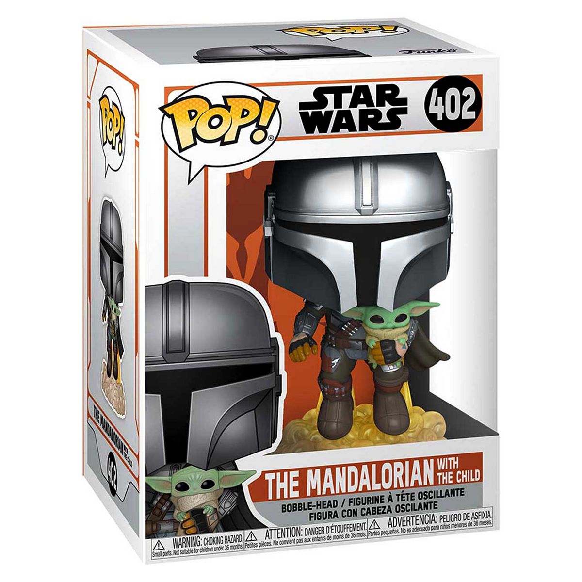 Pop! Vinyl Mandalorian Mando Flying With Jet Pack Figure GOODS Boots   