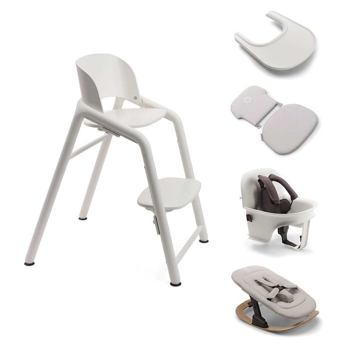 Bugaboo Ultimate High Chair Bundle White GOODS Boots   