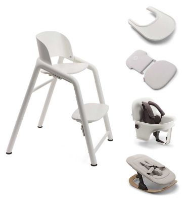 Bugaboo Ultimate High Chair Bundle White GOODS Boots   