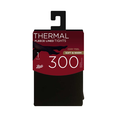 Boots Thermostrumpfhose Schwarz Mittel