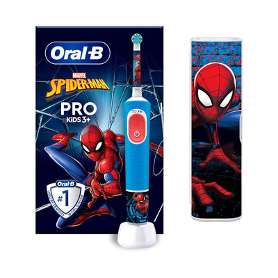 Boots Oral-B Pro Kids Electric Toothbrush Marvel Spider-Man Children's 1 Handle 1 Brush Head- Buy online at McGrocer