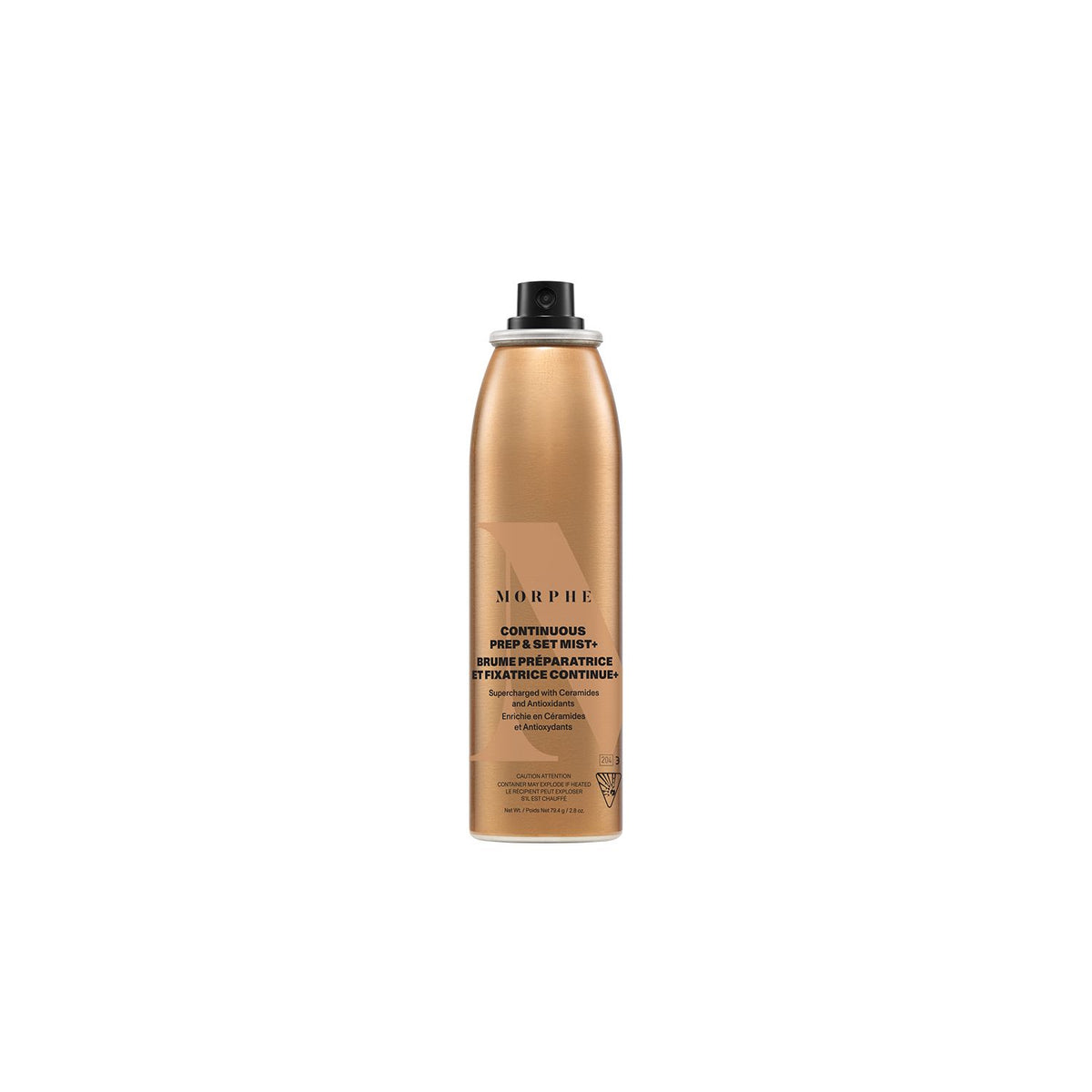 Morphe Continuous Prep & Set Mist+ setting spray, imported from the UK