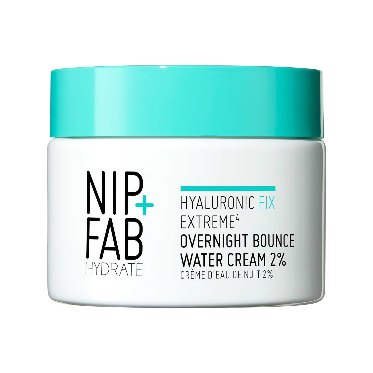 Nip+Fab overnight water cream 2% hyaluronic acid 50ml, UK version