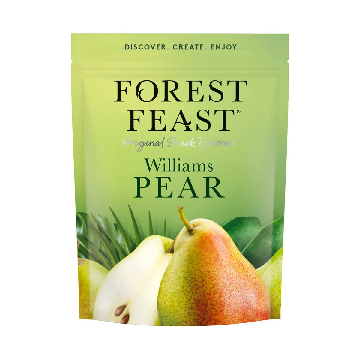 Forest Feast peeled Williams pears 120g, UK version