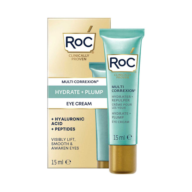RoC Multi Correxion eye cream caffeine hyaluronic acid 15ml - British product