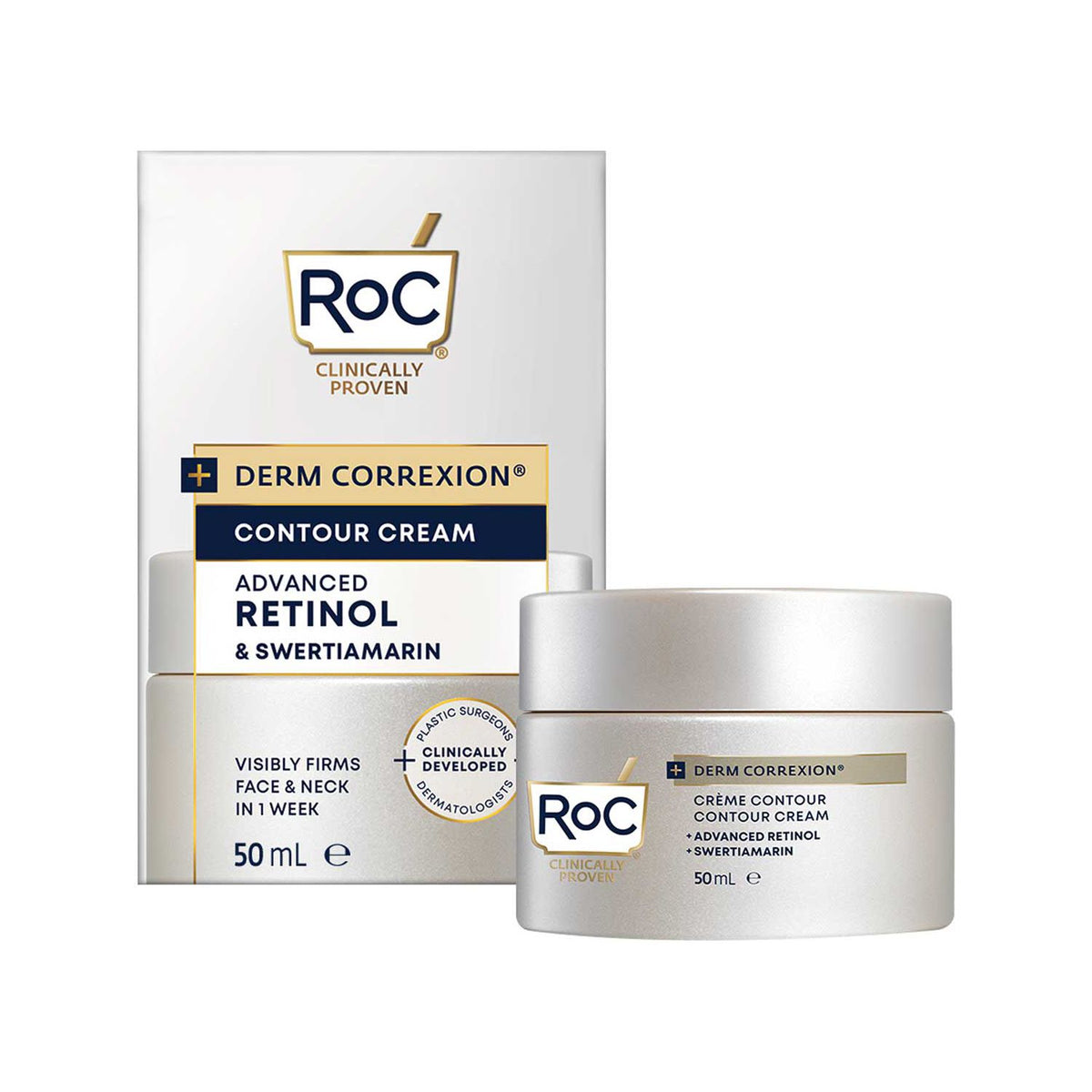 RoC Derm Correxion retinol contour cream 50ml, imported from the UK