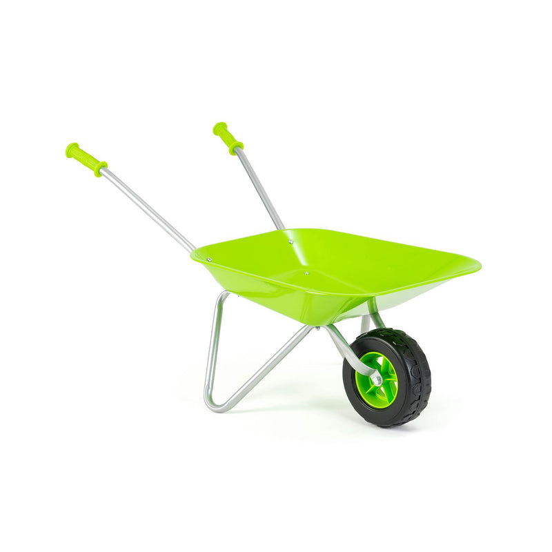 Toyrific Little Roots metal wheelbarrow for kids, UK version