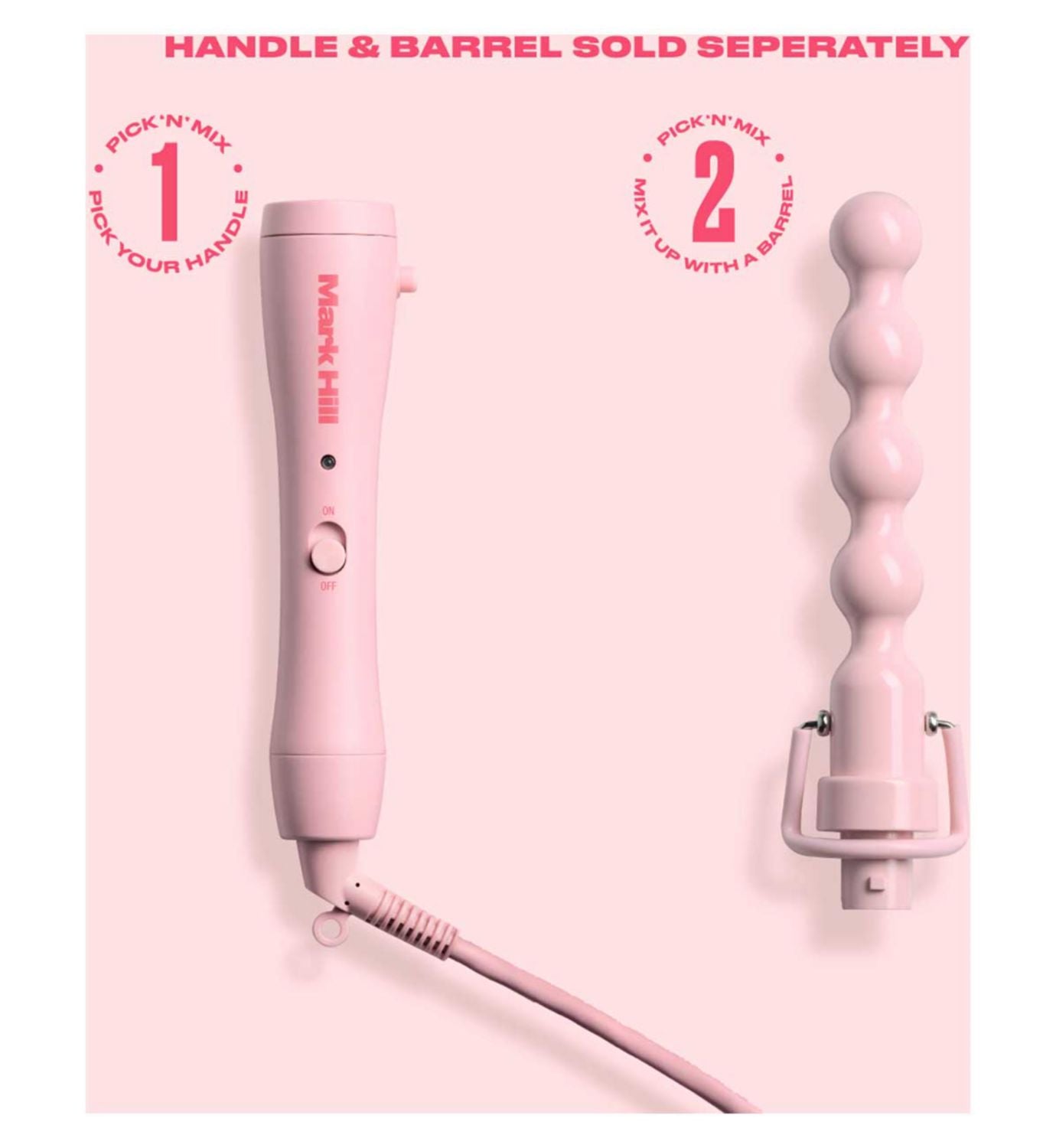 Mark Hill Pick N Mix styling handle pink edition, UK version