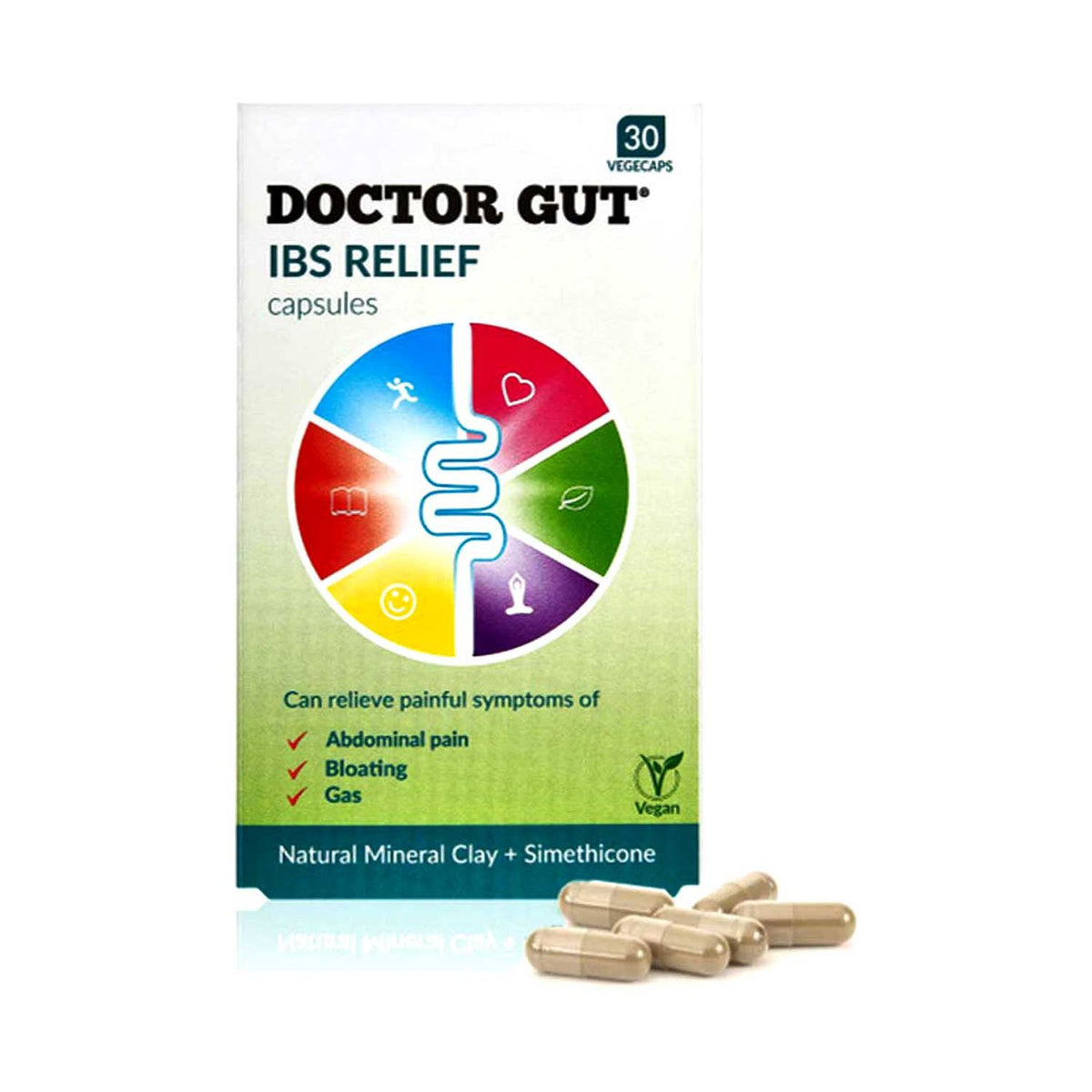 Doctor Gut IBS relief capsules 30s, UK version