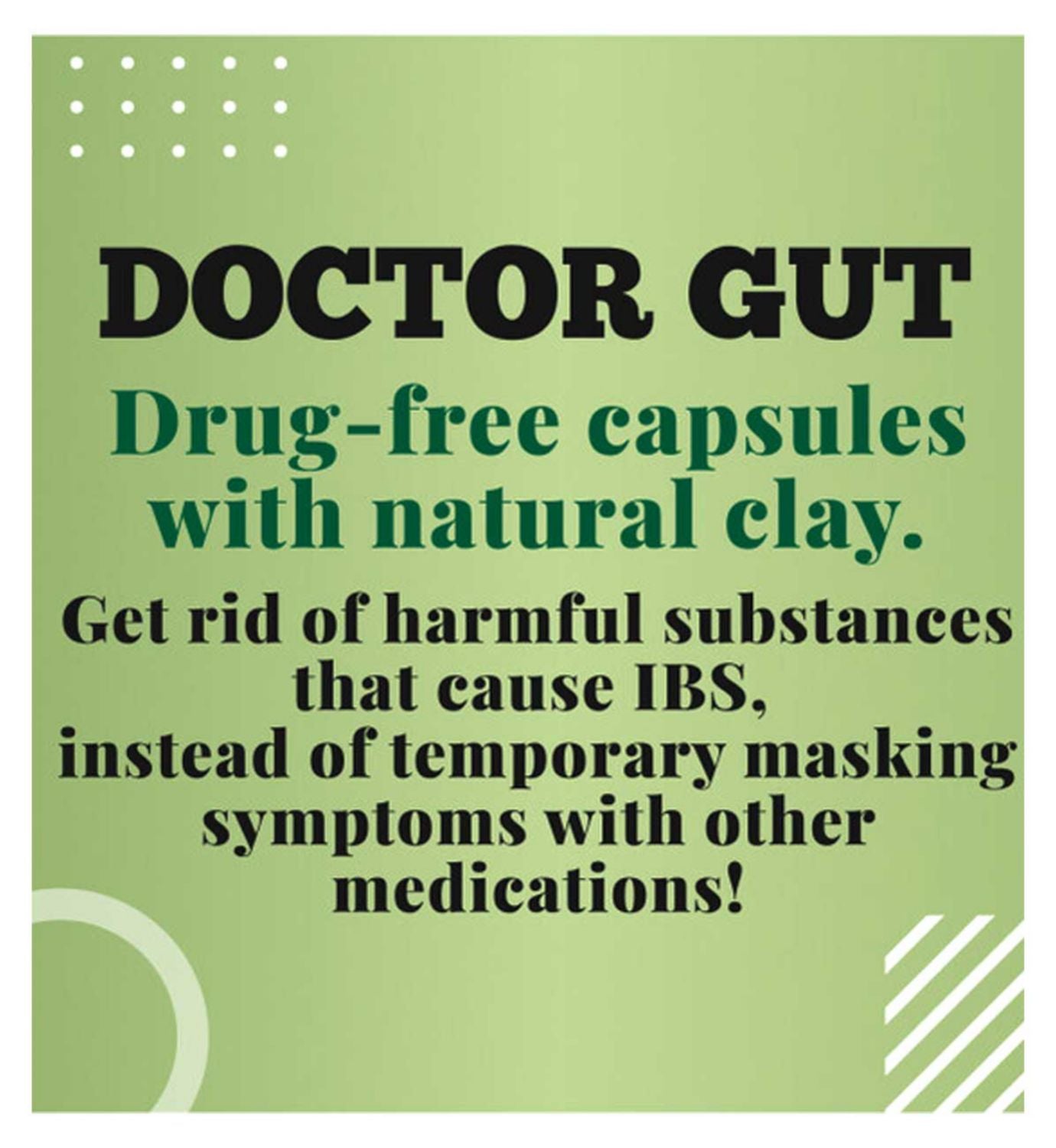 Doctor Gut IBS relief capsules 30s, UK version