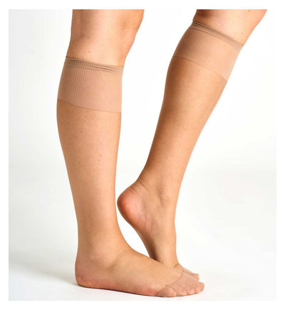 Boots 7 Denier Nude Kniestrümpfe Naturnatural 2er-Pack