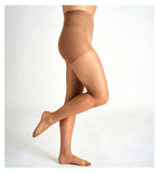 Boots 15D Shine body shaping tights natural tan small - British product