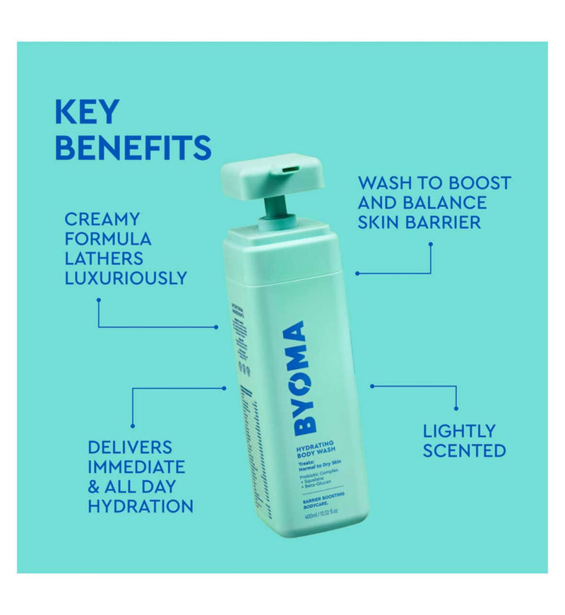 Byoma Body Hydrating Body Wash 400ml - British product