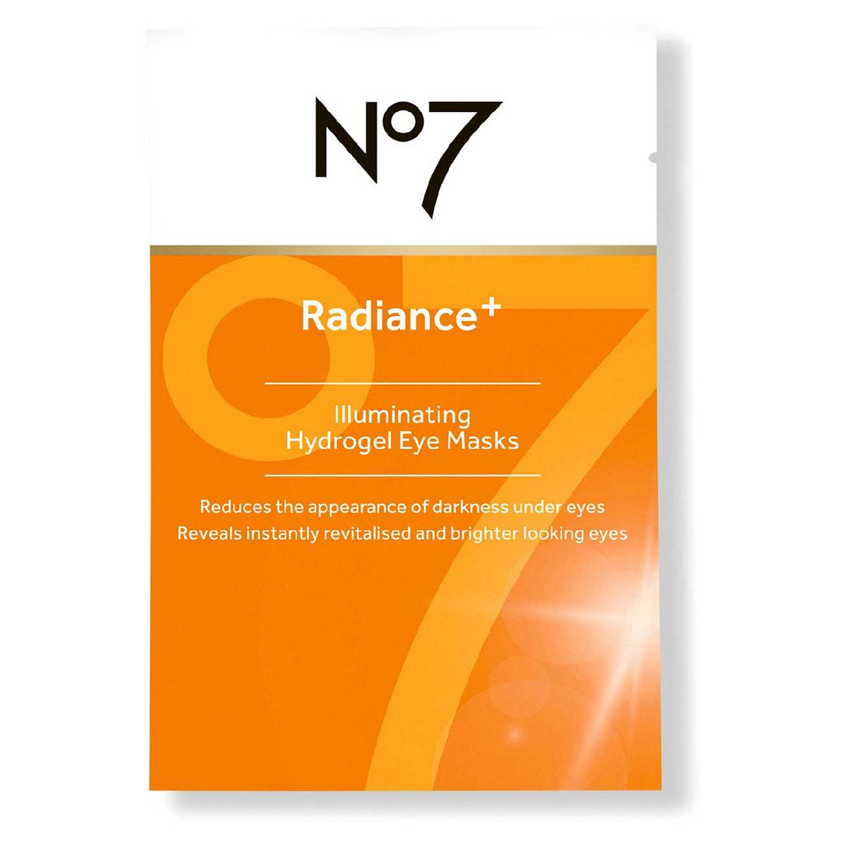 No7 Radiance+ Illuminating Hydrogel Eye Masks 5 x 3g GOODS Boots   