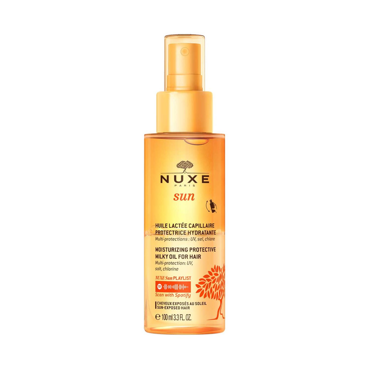 NUXE sun protective milky hair oil 100ml - British product