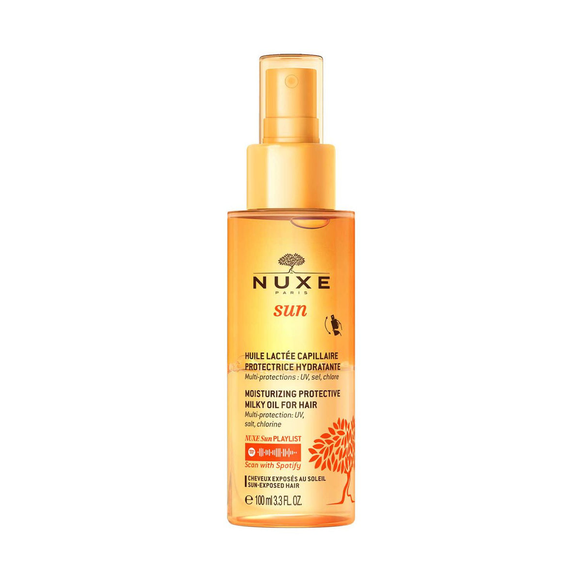 NUXE sun protective milky hair oil 100ml - British product