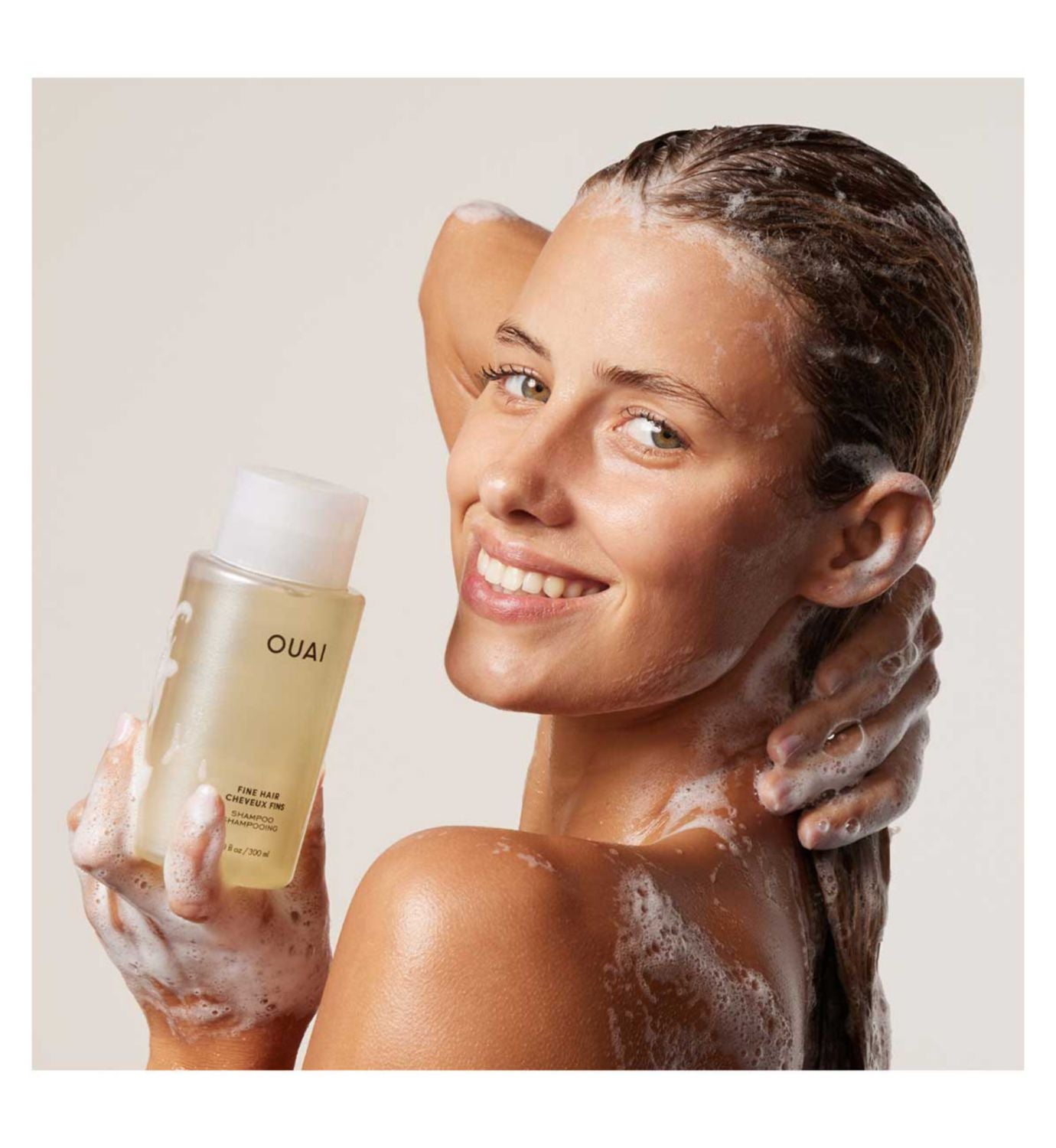 OUAI shampoo fine hair 300ml, UK version