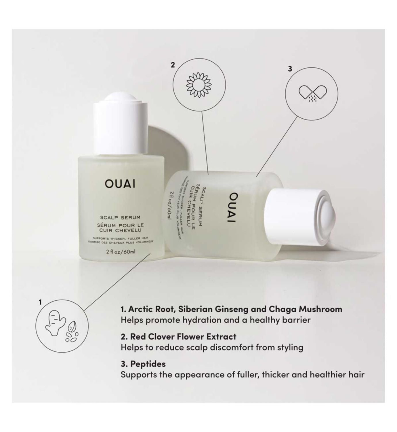 OUAI scalp serum 60ml, UK version