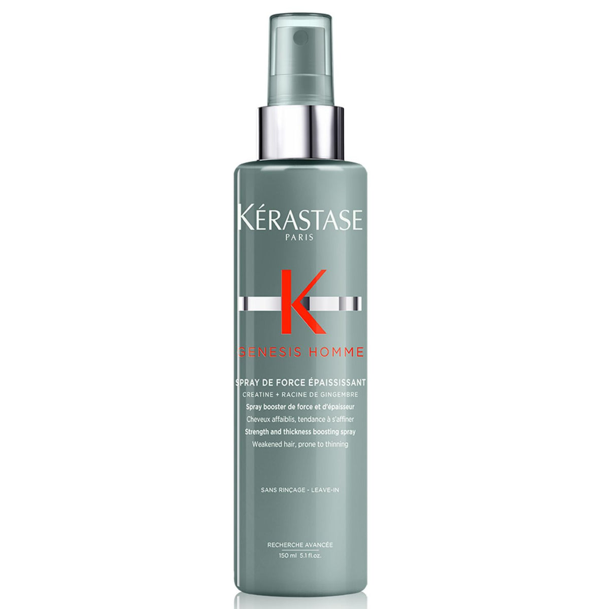 Kérastase Genesis Homme strength thickness boosting hair spray 150ml, UK version