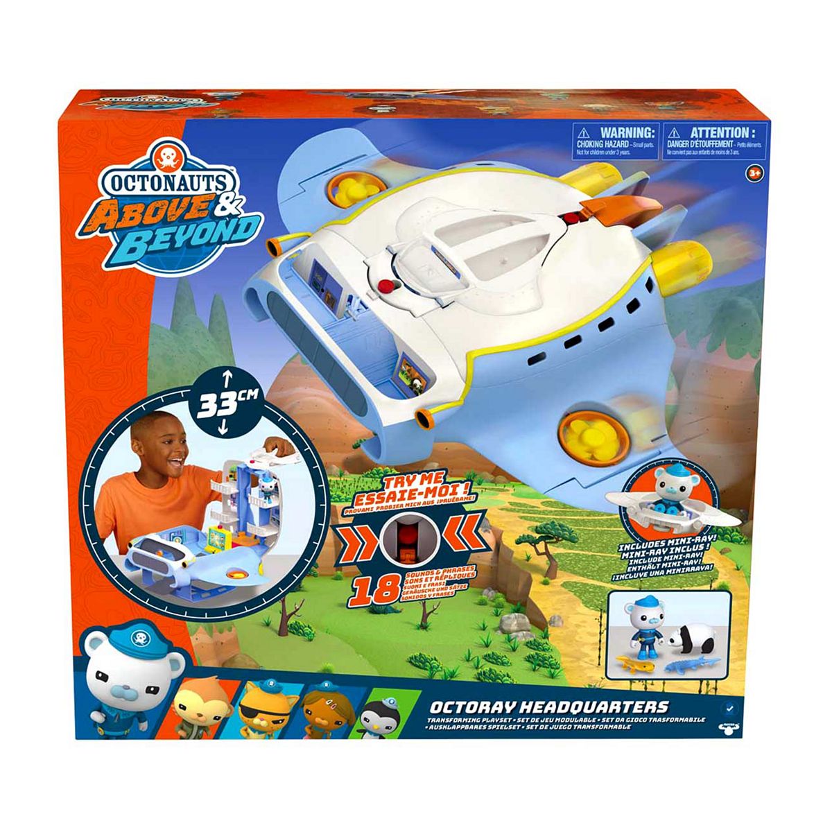 Octonauts S1 Octoray Transforming Playset GOODS Boots   