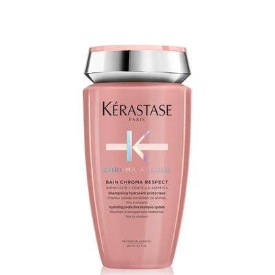 Boots Kérastase Chroma Absolu Bain Chroma Respect Hydrating Shampoo for Color-Treated Hair, Fine to Medium, 250ml- Buy online at McGrocer