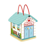 Tooky Toy wooden foldable hospital - British product