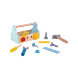 Tooky Toy wooden pretend play tool set (British brand)